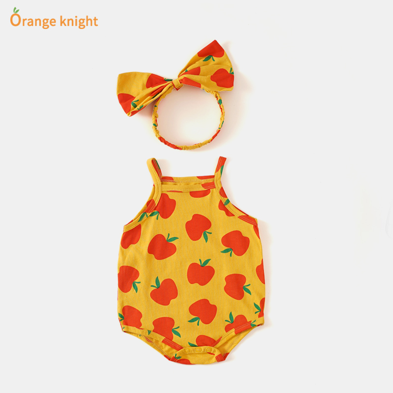 新生儿吊带背心三角可爱超萌哈衣