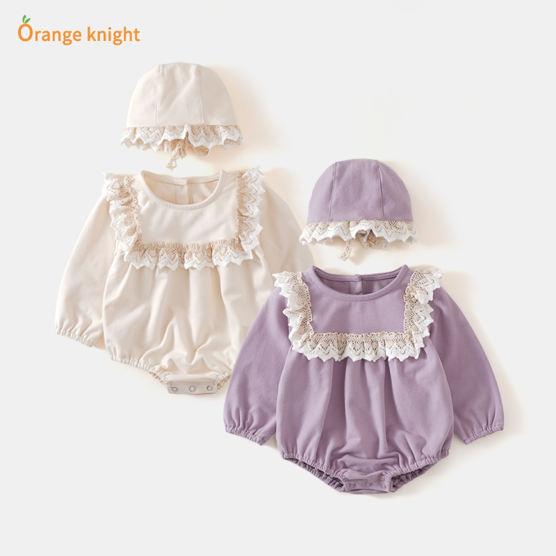 可爱婴童春装三角抱衣超爬爬服