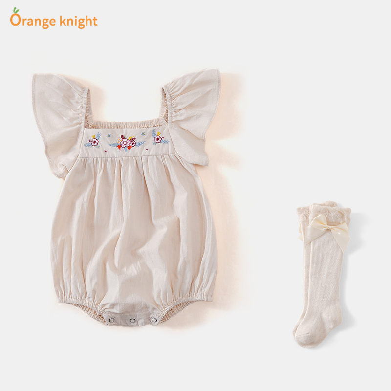 网红婴儿ins风夏装哈衣