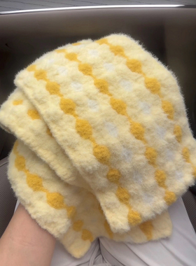 原创波波围巾材料包丨软糯钩针围巾丨男朋友女朋友闺蜜手工礼物