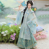 马面裙古装 兰漪 改良刺绣长衫 春夏季 原创明制云肩汉服女2026新款