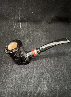 意大利Pascucci帕斯库奇 手工石楠木烟斗 黑色桌斗