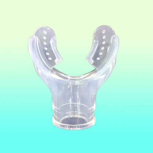 游泳队湿式专用咬嘴呼吸管