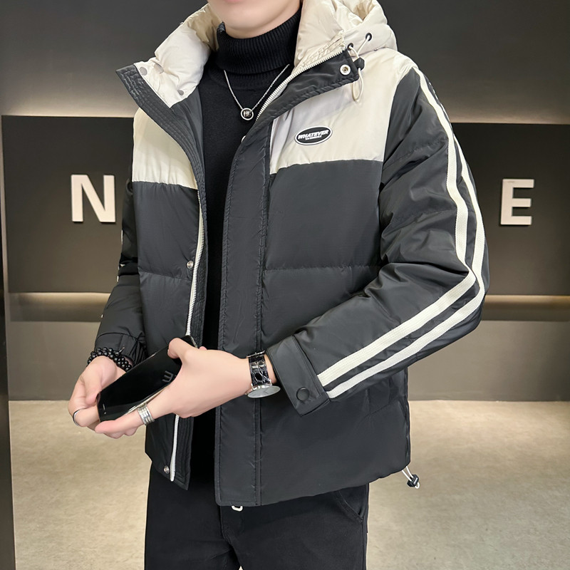 新款男士休闲连帽羽绒服YRF8113-P165,男装羽绒服,星座304B