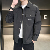 新款男士翻领夹克小外套JK3065-P73，男装夹克，星座304B