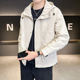新款男士连帽夹克拉链外套JK3021-P85，男装夹克，星座304B