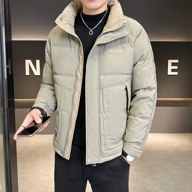 新款男士连帽白鸭绒羽绒服YRF8013-P165，男装羽绒服，星座304B