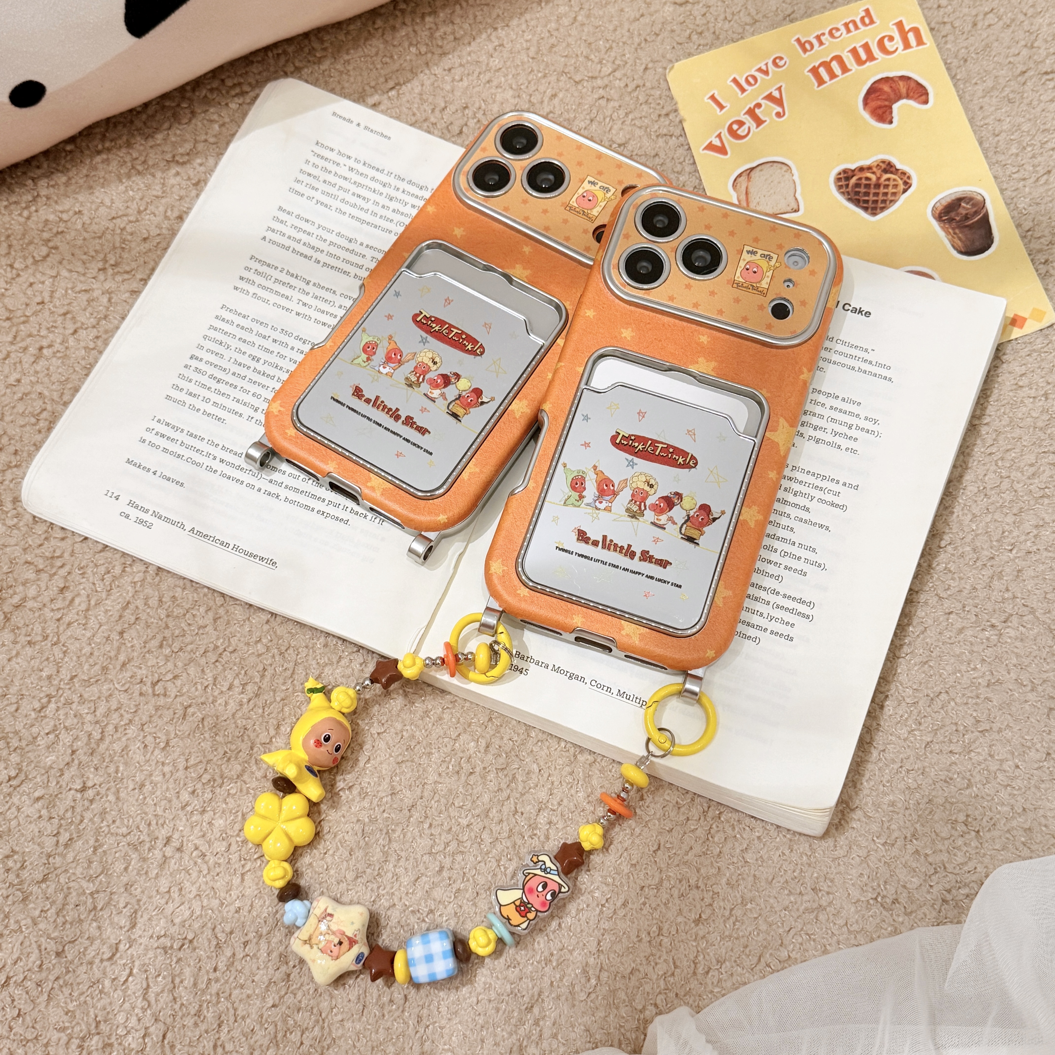 适用iphone17promax手机壳可爱卡通星星人苹果16新款15可插卡14pro女款13超火15promax大视窗皮纹防摔保护套