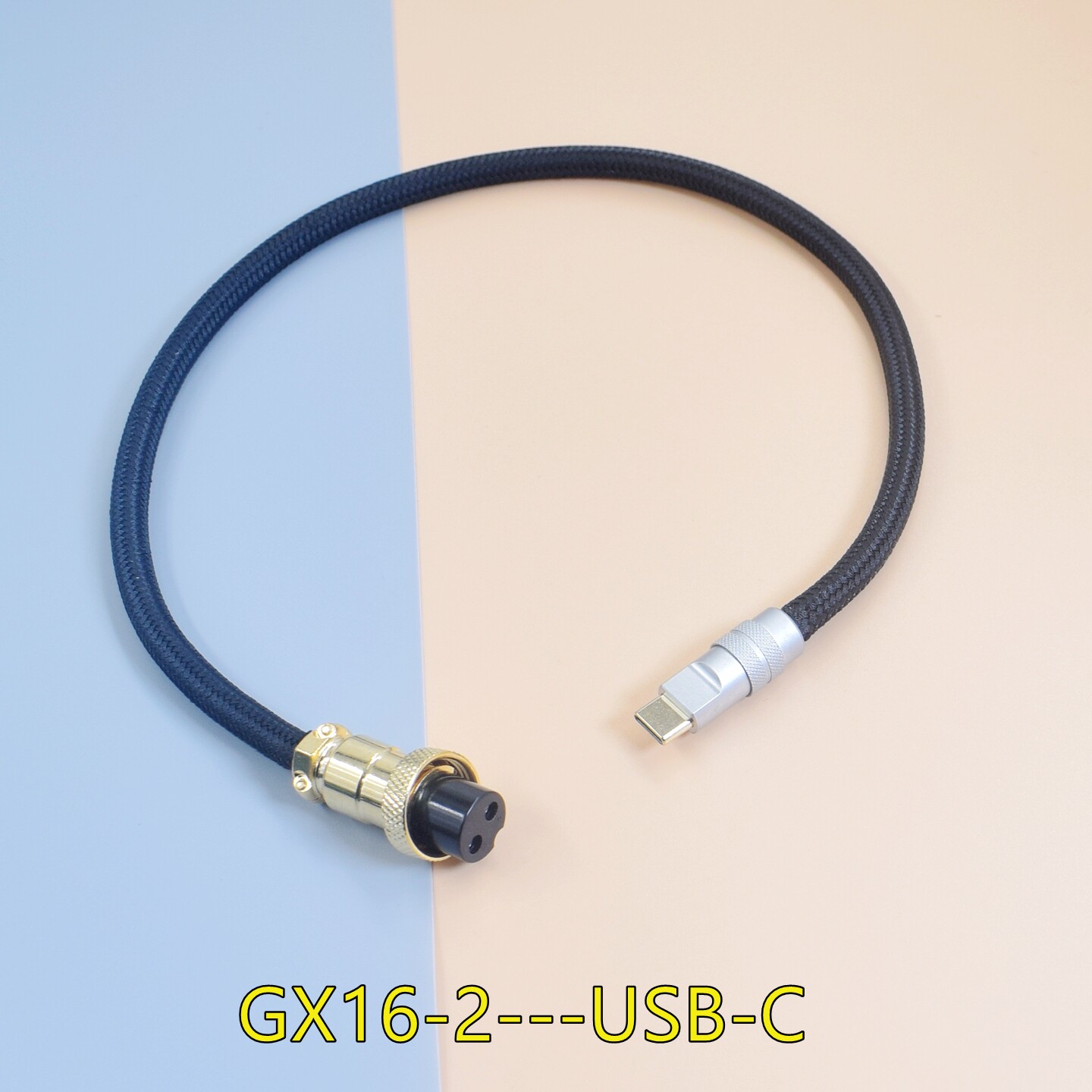 适用Lotoo乐图 缪尼尔Mjolnir 菊花台PD 12V 20V公对公2.1转2.5mm GX16-2P USB-C LEMO发烧升级直流DC电源线