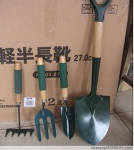 园艺用品盆栽花卉养花栽花种菜撅土工具铁铲小铁耙/小铁锹/小铁锄