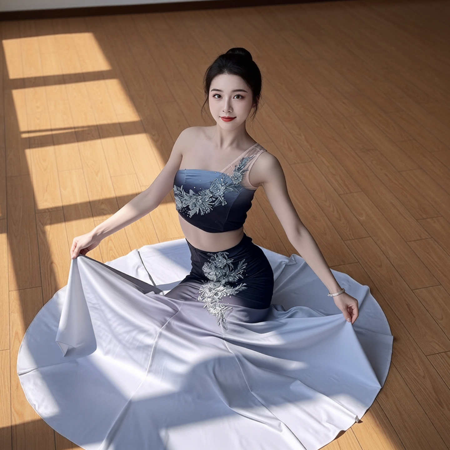 新款傣族舞蹈服彩云之南孔雀舞