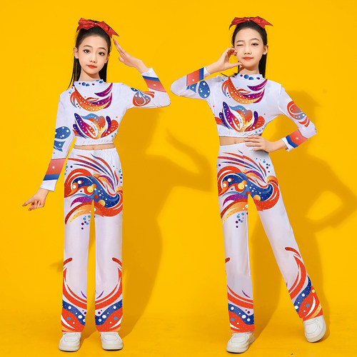 儿童健美操舞蹈服男女团体操比赛服啦啦操演出服学生拉拉队表演服