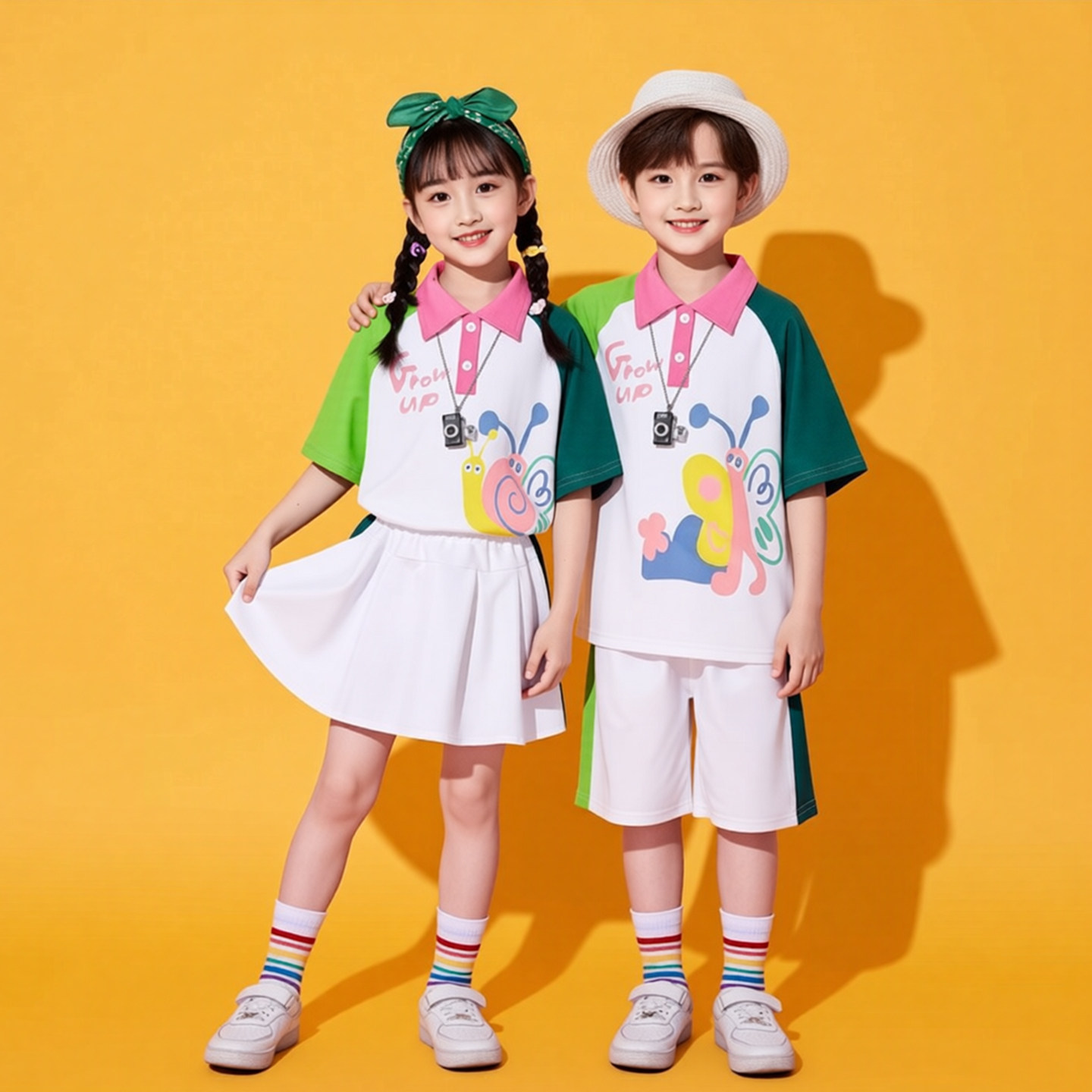 儿童表演服秋季卡通小学生运动会