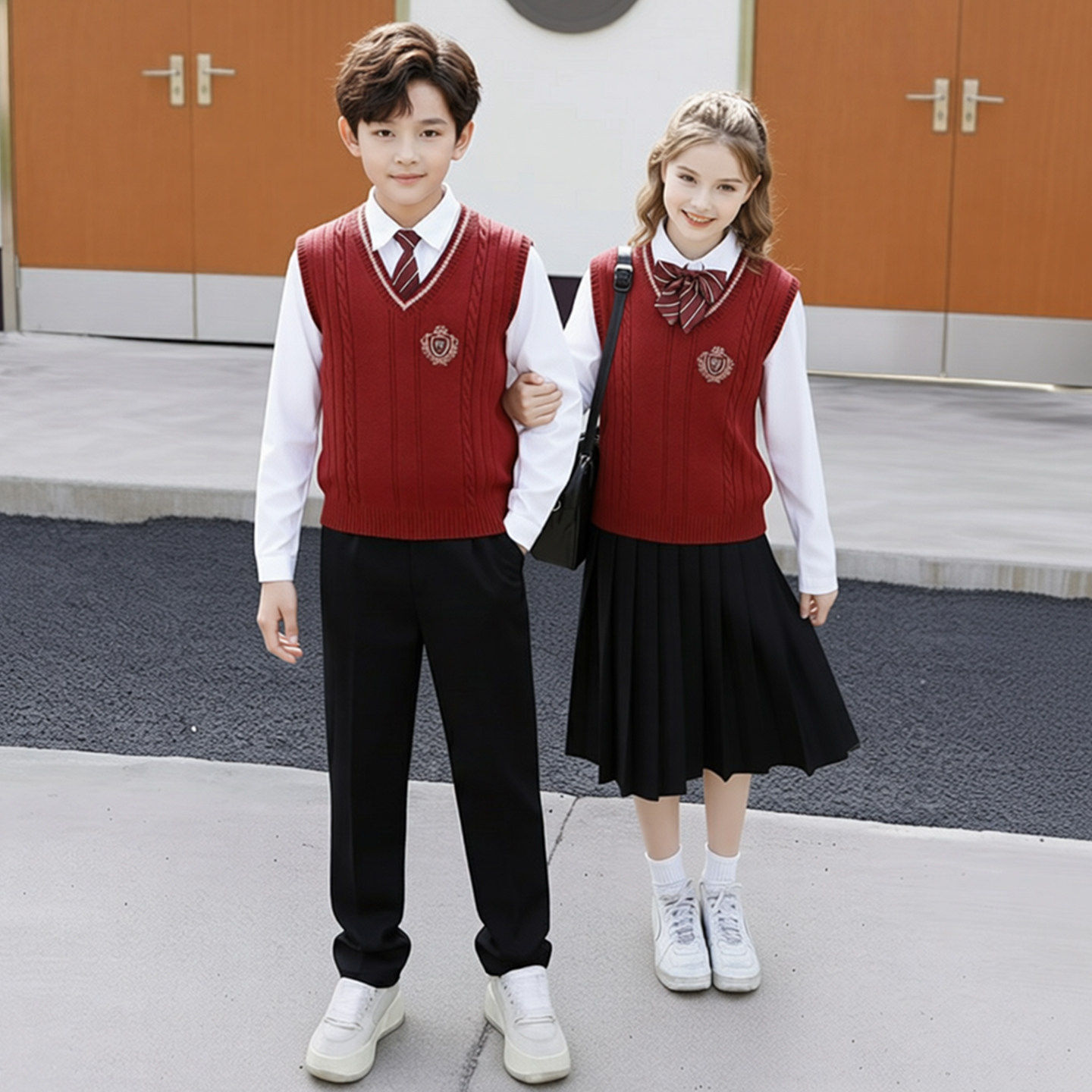 学院风秋季班服合唱朗诵演出服