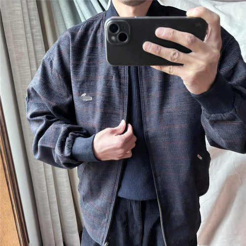 一代经典！决版Vintage文艺复古宽版 老式棒球领夹克男女休闲外套