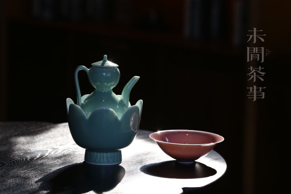 【现货】青塘 梅子青 温酒壶套组 葫芦壶 莲瓣盏 生动有趣 全手工