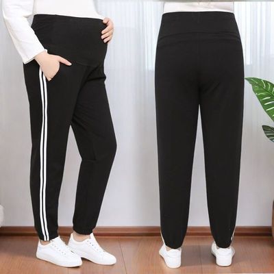 孕妇裤大码300斤孕晚期加肥加大200斤冬季外穿加绒加厚保暖运动裤