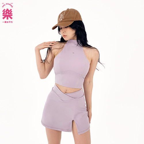 一乐网球运动露背背心