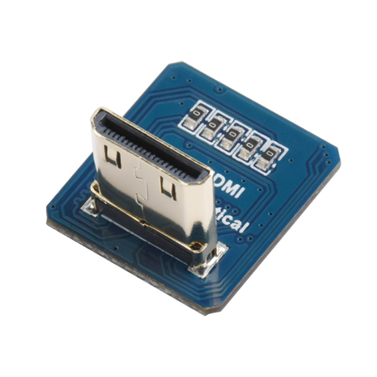 微雪 MINI HDMI Adapter Vertical垂直版转接头DIY HDMI连接线FFC