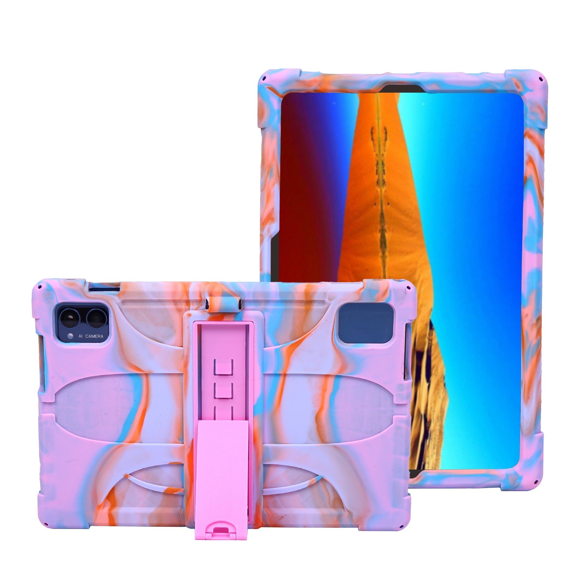 适用台电M40plus学习机10.1寸平板保护套支架气囊加厚硅胶防摔壳