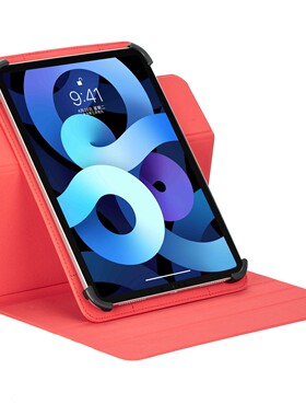 通用7寸8寸平板电脑电压薄款四角拉勾/四角硅胶绑绳旋转支架平板保护套360度旋转横竖支架保护套