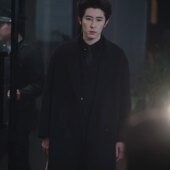 大衣男衣服潮 风衣外套中长版 原版 短剧紫罗兰之恋林枫松许肆安同款