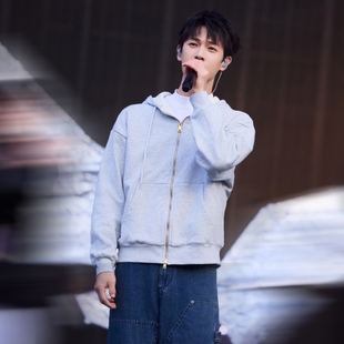 原版2026跨年演唱会李昀锐同款卫衣外套秋冬连帽开衫上衣男衣服潮