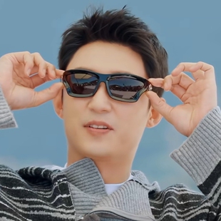 欧洲现在就出发3黄景瑜同款墨镜男女ins复古欧美气质百搭太阳眼镜