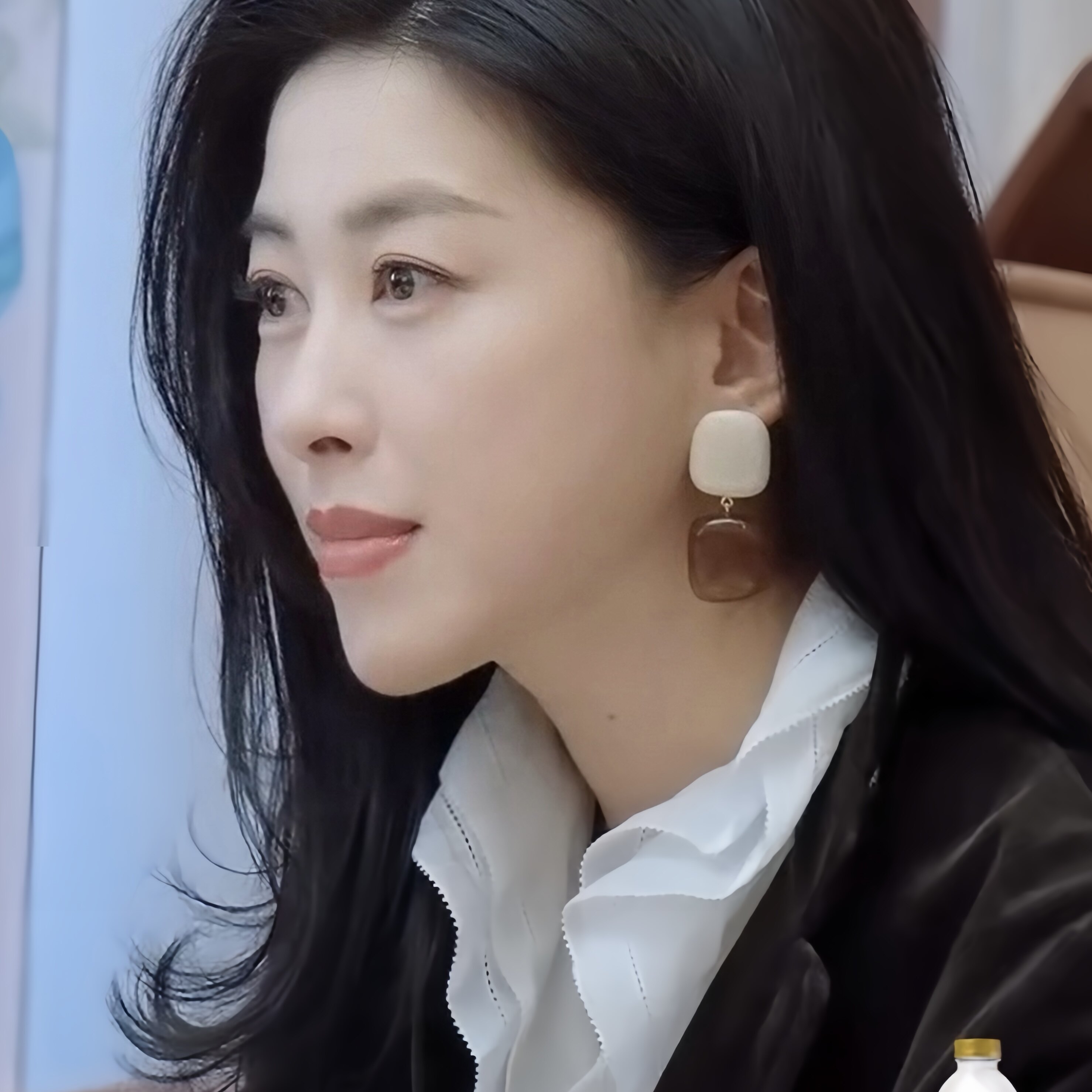 五十公里桃花坞5朱珠同款耳环女法式高级感小众设计气质百搭耳饰