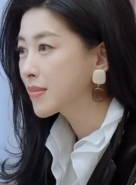 五十公里桃花坞5朱珠同款耳环女
