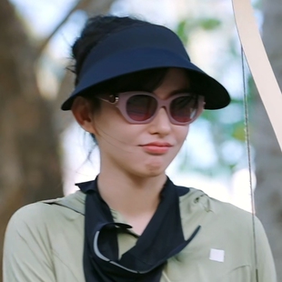 是女儿是妈妈2程潇同款帽子女ins遮阳防晒太阳帽鸭舌空顶帽百搭潮