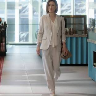 欧洲新闻女王2余诗曼文慧心同款西装套装西服外套西裤女衣服潮