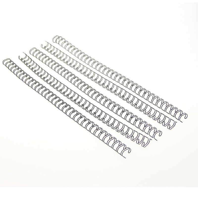 5装订铁圈 装订铁环 双线圈3:1 装订机耗材 台历圈34齿100支