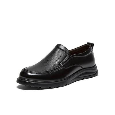 百思图2025秋季新款乐福鞋简约商务通勤厚底男休闲皮鞋50502CM5