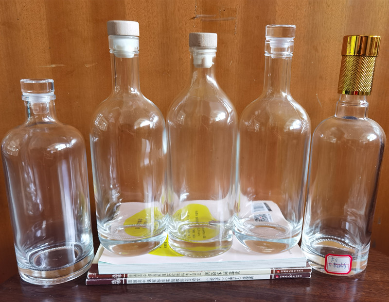 新款创意500ml洋酒果酒瓶玻璃