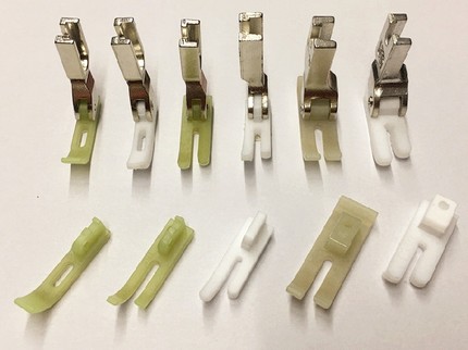 电脑平车缝纫机3厘牙签压脚T58N压脚皮牛筋塑料4厘窄拉链压脚底板