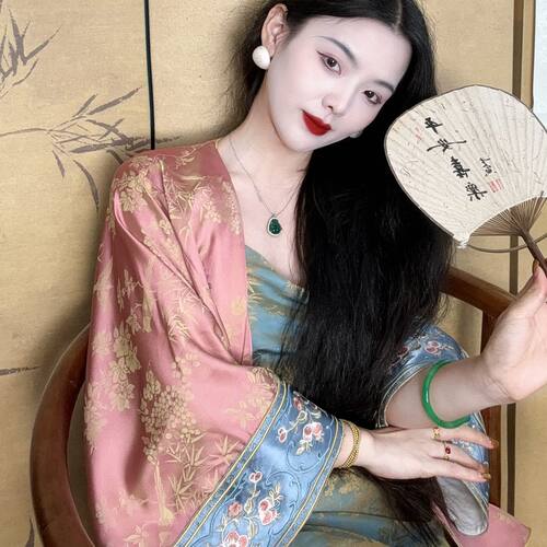画报夫人原创自制高级新中式人丝提花富贵  外套合集