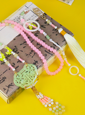 2025新中式汉服旗袍项链配饰