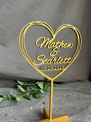 结婚蛋糕名牌定制婚庆蛋糕插牌