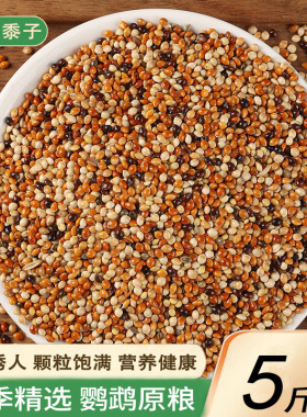 新货五色黍子虎皮牡丹玄凤中小型鹦鹉原粮鹦鹉混合粮谷子包邮