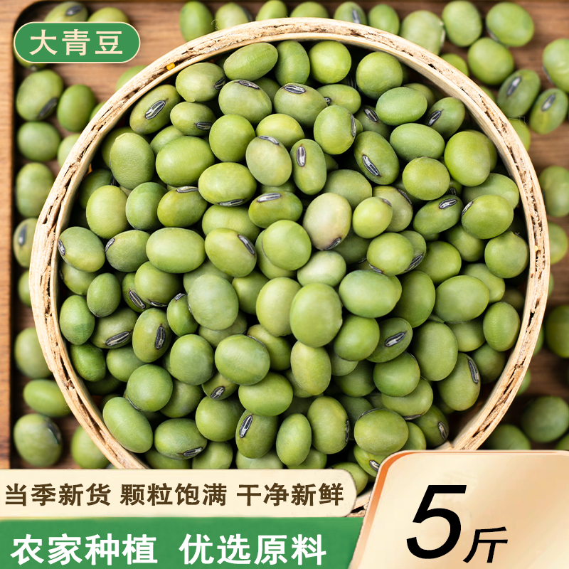 干大青豆5斤农家自种五谷杂粮