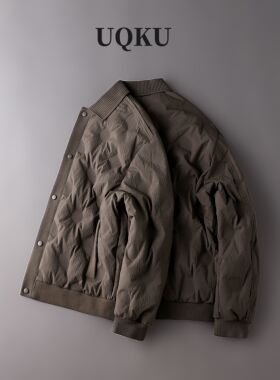 新品90白鸭绒肌理高级感羽绒服男cityboy冬季新款夹克轻薄款外套