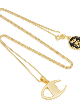 Champion x KING ICE项链冠军LOGO纯色吊坠基本款嘻哈潮流配饰