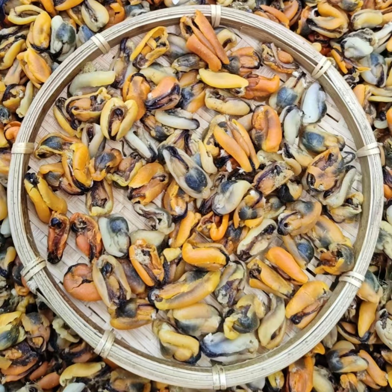 野生淡菜干货淡晒海虹肉贻贝青口海鲜干货干度好250克包邮