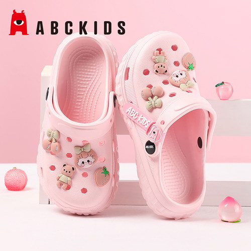 ABCKIDS女童公主防滑洞洞鞋