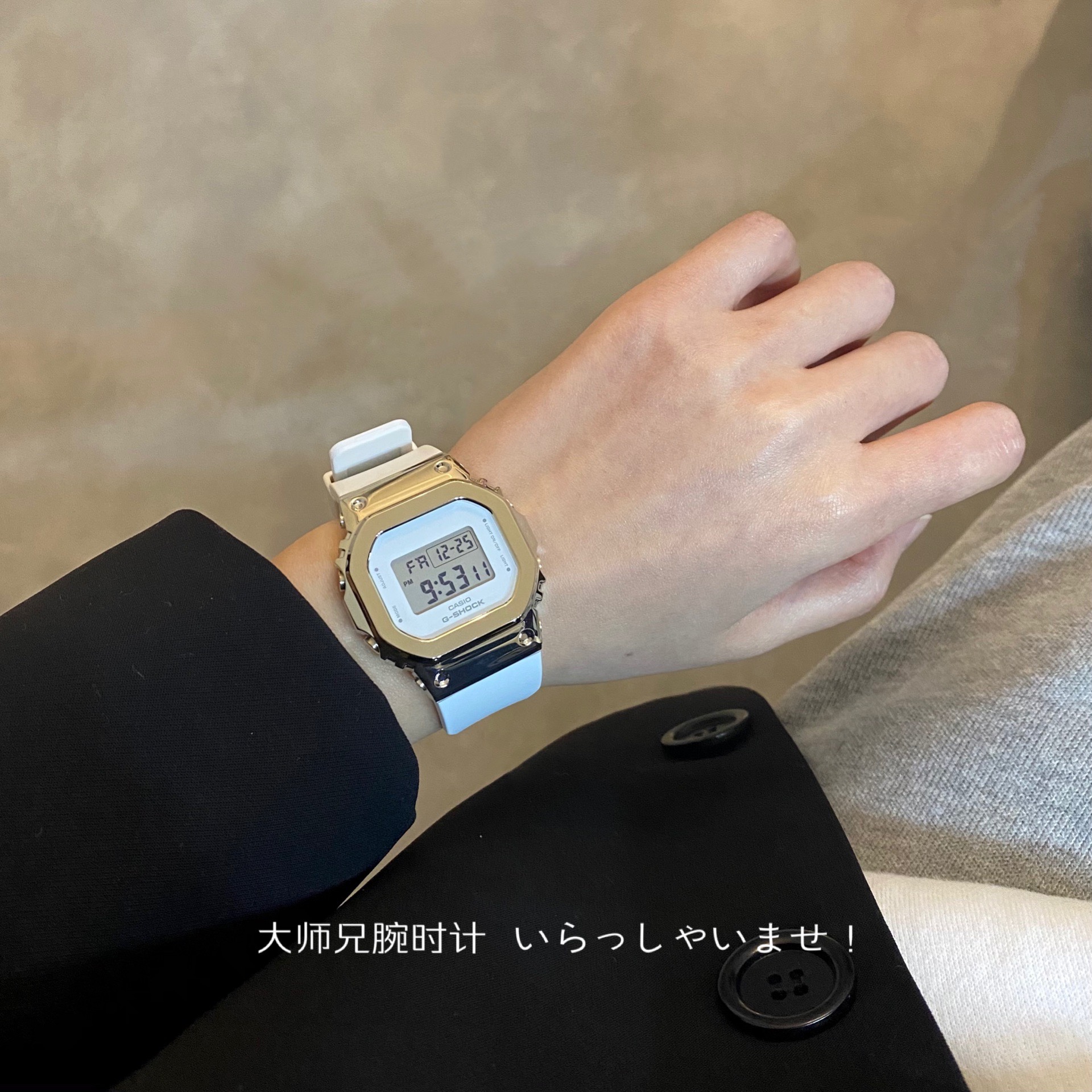 金属小方块卡西欧情侣