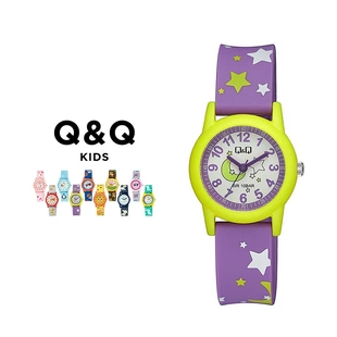 Q&Q动物世界儿童手表 超轻防水童趣卡通多色男女生小学生石英腕表