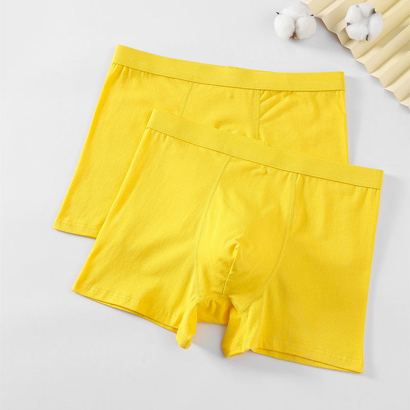 男士纯棉黄色内裤结婚鸿运内裤加肥大码全棉内裤四角平角裤男短裤,女士内衣/男士内衣/家居服,男平角内裤,淘宝优惠券,粉丝福利购,淘宝优惠卷