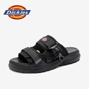 Dickies男士一字拖男鞋2026夏季新款外穿防滑沙滩拖鞋休闲凉拖鞋