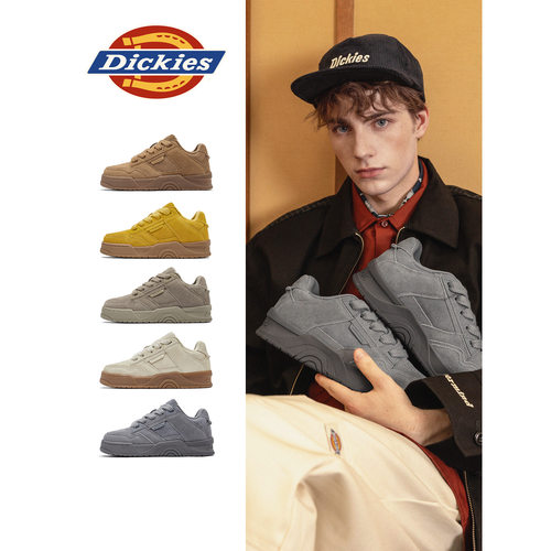 Dickies2025新款秋季厚底板鞋